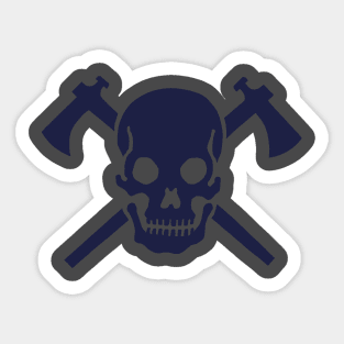 Skull Tomahawk Sticker